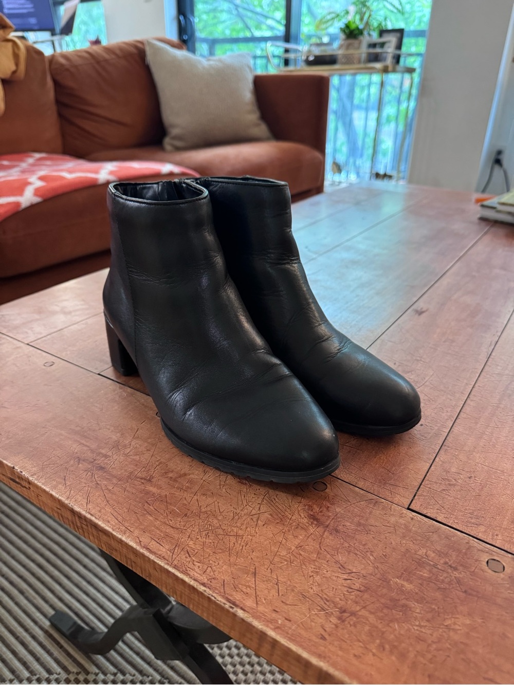 Naturalizer Weatherproof Black Ankle Boots